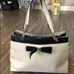 Nude & Black Kate Spade Handbag